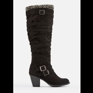 JustFab Jodie Sweater Boots - NWOT